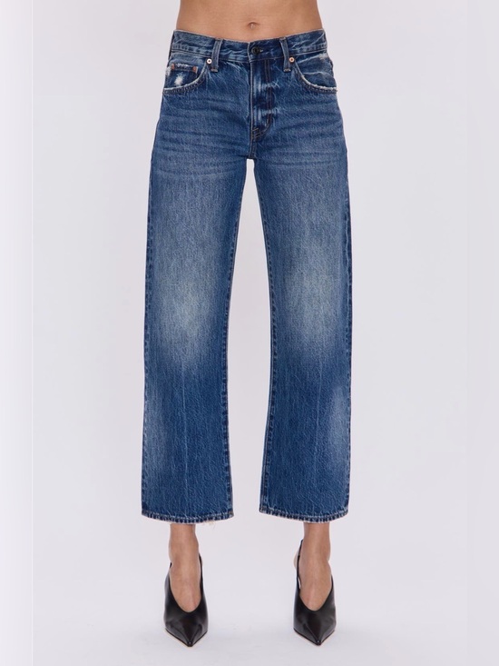Pistola Denim - Pistola Lexi distressed crop barrel jeans